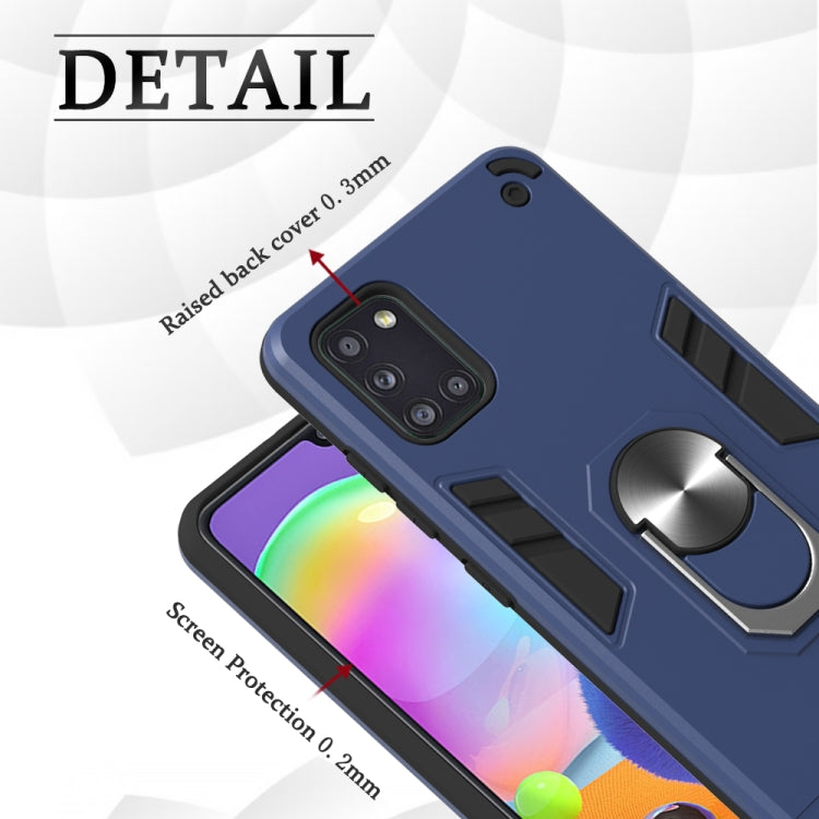 2 in 1 Armor Series PC + TPU Protective Case with Ring Holder, For Samsung Galaxy A70e, For Samsung Galaxy A11 / M11, For Samsung Galaxy A21(EU Version)