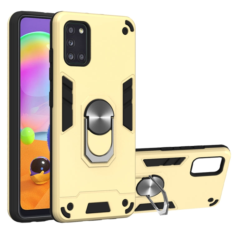 2 in 1 Armor Series PC + TPU Protective Case with Ring Holder, For Samsung Galaxy A31, For Samsung Galaxy A41, For Xiaomi Mi 10 5G / Mi 10 Pro 5G