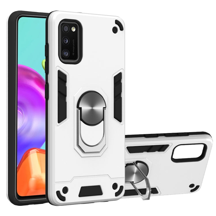 2 in 1 Armor Series PC + TPU Protective Case with Ring Holder, For Samsung Galaxy A31, For Samsung Galaxy A41, For Xiaomi Mi 10 5G / Mi 10 Pro 5G