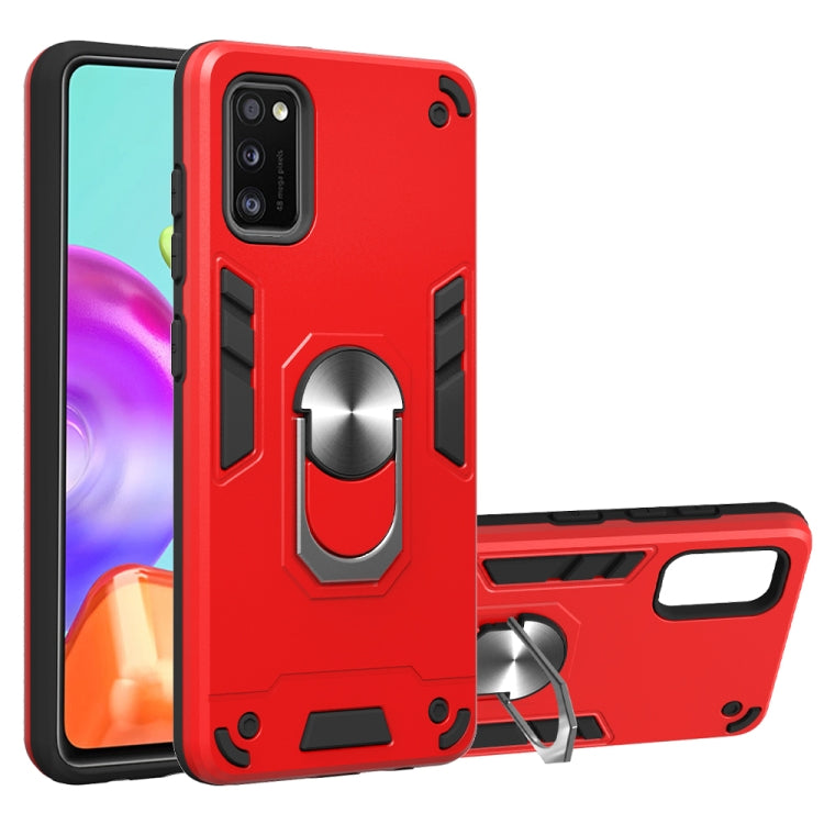 2 in 1 Armor Series PC + TPU Protective Case with Ring Holder, For Samsung Galaxy A31, For Samsung Galaxy A41, For Xiaomi Mi 10 5G / Mi 10 Pro 5G