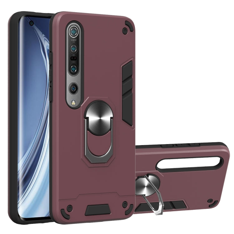 2 in 1 Armor Series PC + TPU Protective Case with Ring Holder, For Samsung Galaxy A31, For Samsung Galaxy A41, For Xiaomi Mi 10 5G / Mi 10 Pro 5G