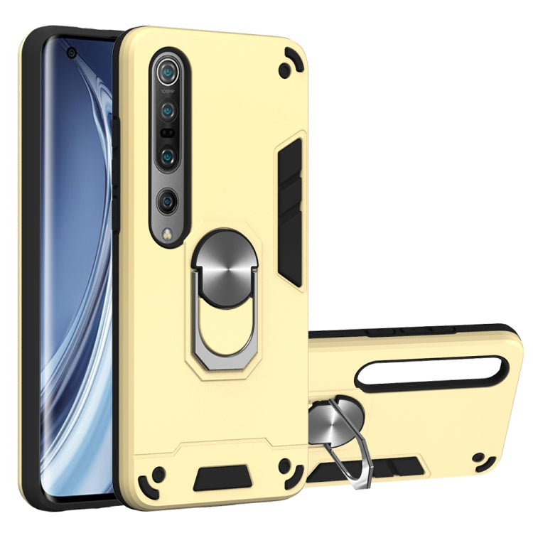 2 in 1 Armor Series PC + TPU Protective Case with Ring Holder, For Samsung Galaxy A31, For Samsung Galaxy A41, For Xiaomi Mi 10 5G / Mi 10 Pro 5G