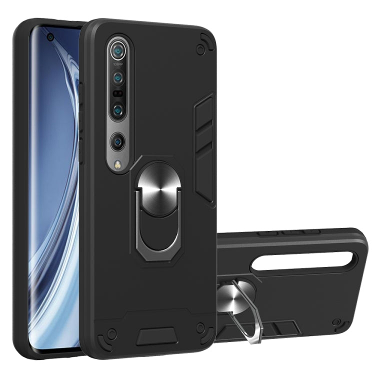 2 in 1 Armor Series PC + TPU Protective Case with Ring Holder, For Samsung Galaxy A31, For Samsung Galaxy A41, For Xiaomi Mi 10 5G / Mi 10 Pro 5G