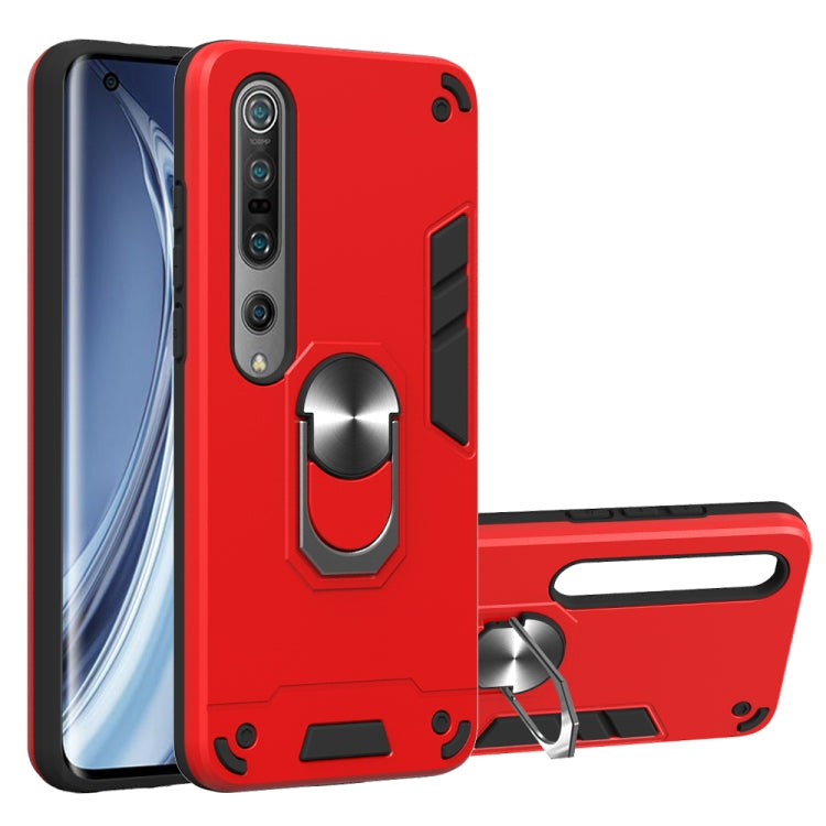 2 in 1 Armor Series PC + TPU Protective Case with Ring Holder, For Samsung Galaxy A31, For Samsung Galaxy A41, For Xiaomi Mi 10 5G / Mi 10 Pro 5G