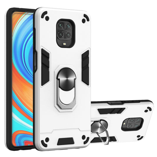 2 in 1 Armor Series PC + TPU Protective Case with Ring Holder, For Xiaomi Redmi Note 9S, For OPPO Realme 6, For LG V60 ThinQ 5G