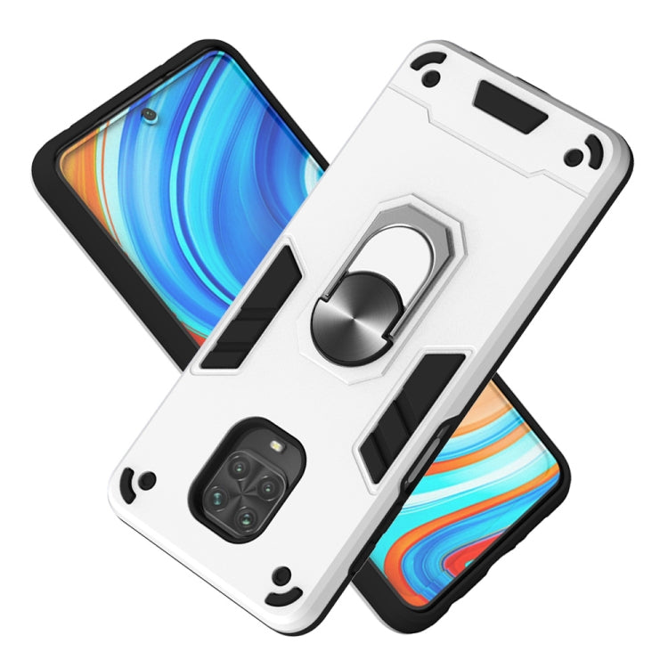 2 in 1 Armor Series PC + TPU Protective Case with Ring Holder, For Xiaomi Redmi Note 9S, For OPPO Realme 6, For LG V60 ThinQ 5G