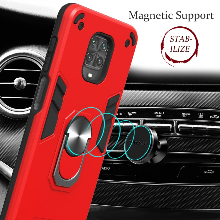 2 in 1 Armor Series PC + TPU Protective Case with Ring Holder, For Xiaomi Redmi Note 9S, For OPPO Realme 6, For LG V60 ThinQ 5G