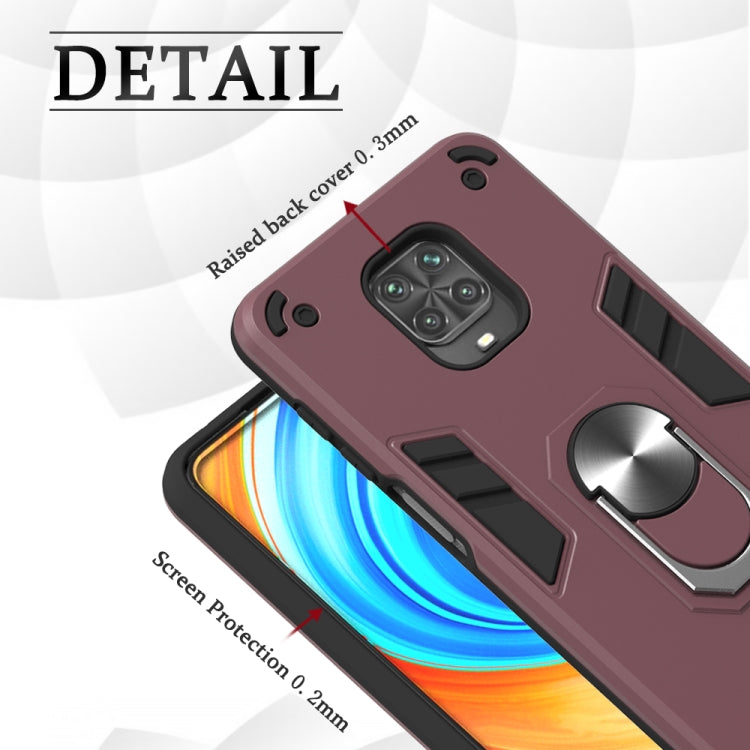 2 in 1 Armor Series PC + TPU Protective Case with Ring Holder, For Xiaomi Redmi Note 9S, For OPPO Realme 6, For LG V60 ThinQ 5G