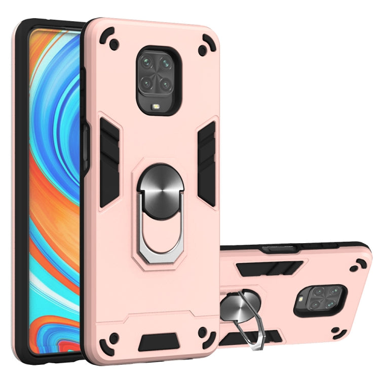 2 in 1 Armor Series PC + TPU Protective Case with Ring Holder, For Xiaomi Redmi Note 9S, For OPPO Realme 6, For LG V60 ThinQ 5G