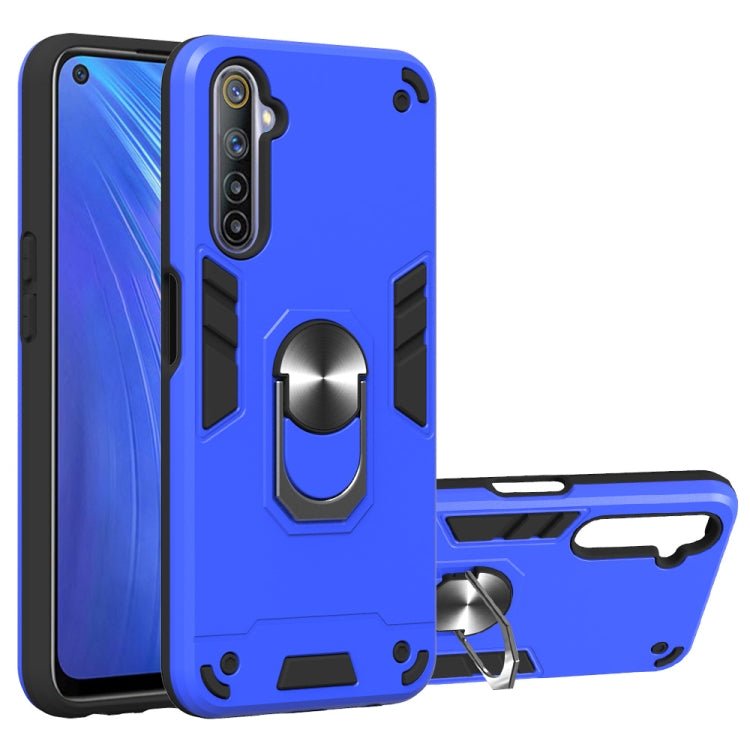 2 in 1 Armor Series PC + TPU Protective Case with Ring Holder, For Xiaomi Redmi Note 9S, For OPPO Realme 6, For LG V60 ThinQ 5G