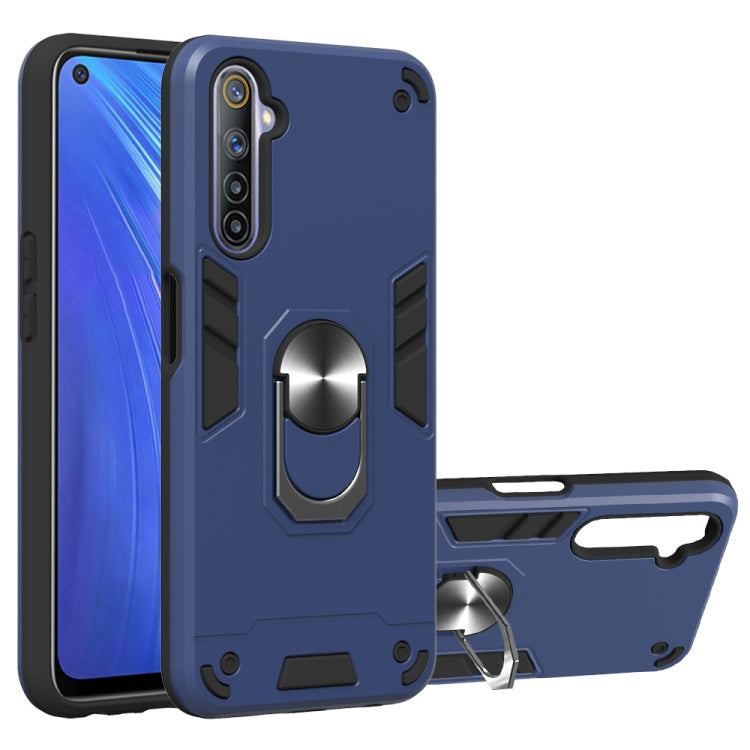 2 in 1 Armor Series PC + TPU Protective Case with Ring Holder, For Xiaomi Redmi Note 9S, For OPPO Realme 6, For LG V60 ThinQ 5G