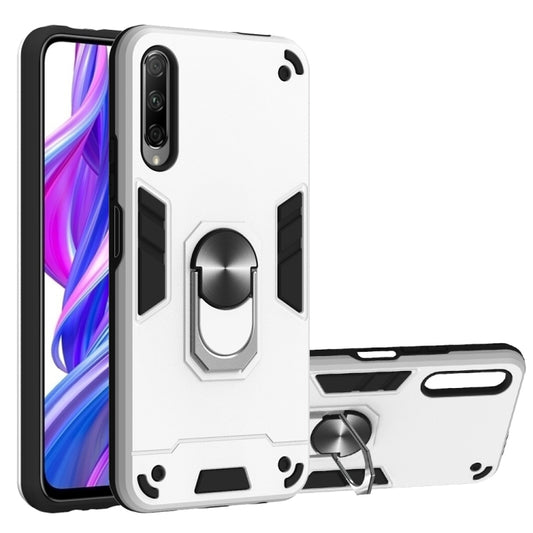 2 in 1 Armor Series PC + TPU Protective Case with Ring Holder, For Huawei Y9s / Honor 9X