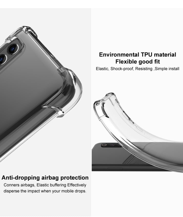 IMAK Full Coverage Shockproof TPU Protective Case, For Huawei Nova 7 5G, For Huawei Nova 7 Pro 5G, For Huawei Nova 7 SE 5G, For Huawei P Smart 2020, For Huawei P40 Pro, For Huawei P40, For Huawei Honor 30, For Huawei Honor 30 Pro, For Huawei Honor X10 5G