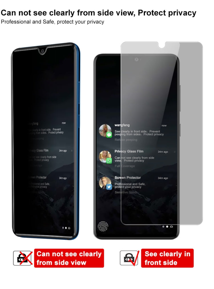 IMAK Anti-spy Tempered Glass Film