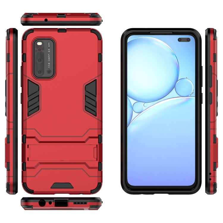 PC + TPU Anti-fall Protective Case with Invisible Holder, For Vivo V19 (India)