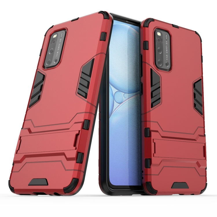 PC + TPU Anti-fall Protective Case with Invisible Holder, For Vivo V19 (India)