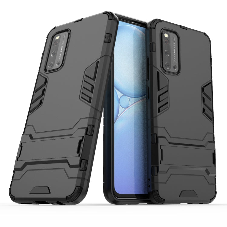 PC + TPU Anti-fall Protective Case with Invisible Holder, For Vivo V19 (India)