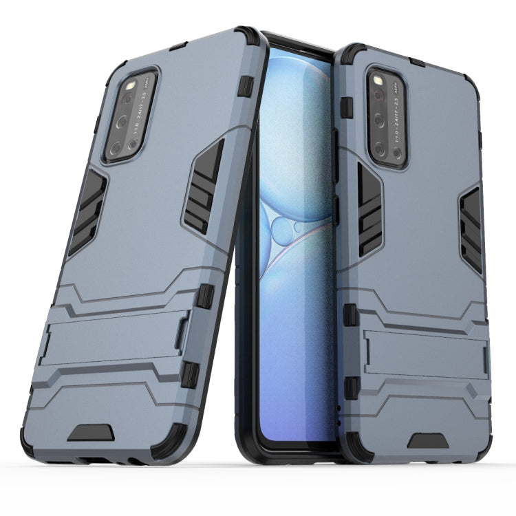 PC + TPU Anti-fall Protective Case with Invisible Holder, For Vivo V19 (India)