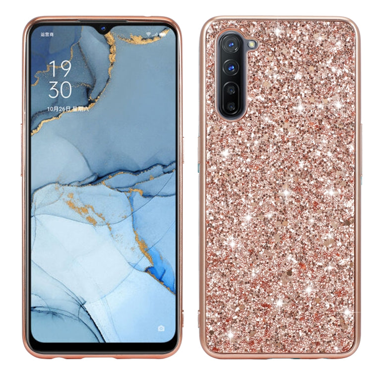 Glitter Powder Shockproof TPU Protective Case, For OPPO A11, For OPPO Reno3, For OPPO Reno3 5G