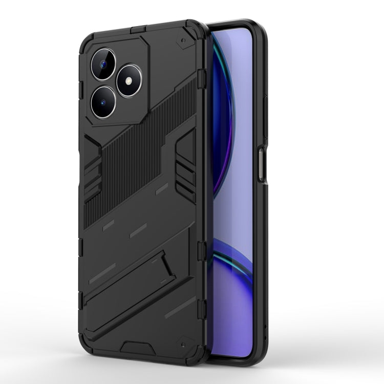 Punk Armor 2 in 1 PC + TPU Phone Case with Holder, For Realme 12 Pro 5G Global, For Realme C67 4G Global, For Realme 11 4G Global, For Realme C53 4G