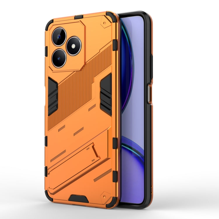 Punk Armor 2 in 1 PC + TPU Phone Case with Holder, For Realme 12 Pro 5G Global, For Realme C67 4G Global, For Realme 11 4G Global, For Realme C53 4G