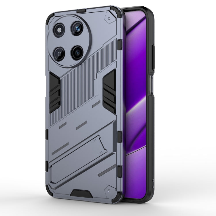 Punk Armor 2 in 1 PC + TPU Phone Case with Holder, For Realme 12 Pro 5G Global, For Realme C67 4G Global, For Realme 11 4G Global, For Realme C53 4G