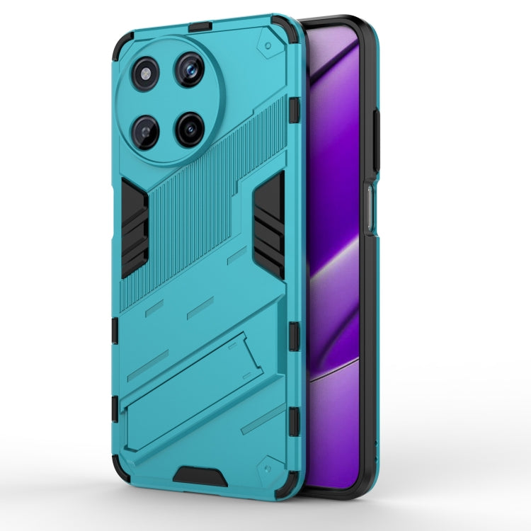 Punk Armor 2 in 1 PC + TPU Phone Case with Holder, For Realme 12 Pro 5G Global, For Realme C67 4G Global, For Realme 11 4G Global, For Realme C53 4G