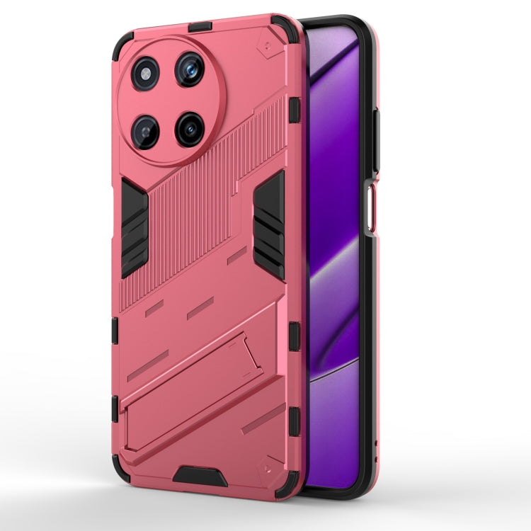 Punk Armor 2 in 1 PC + TPU Phone Case with Holder, For Realme 12 Pro 5G Global, For Realme C67 4G Global, For Realme 11 4G Global, For Realme C53 4G