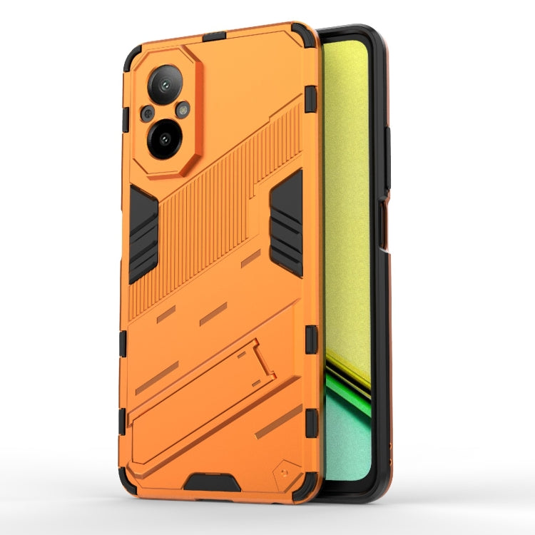 Punk Armor 2 in 1 PC + TPU Phone Case with Holder, For Realme 12 Pro 5G Global, For Realme C67 4G Global, For Realme 11 4G Global, For Realme C53 4G