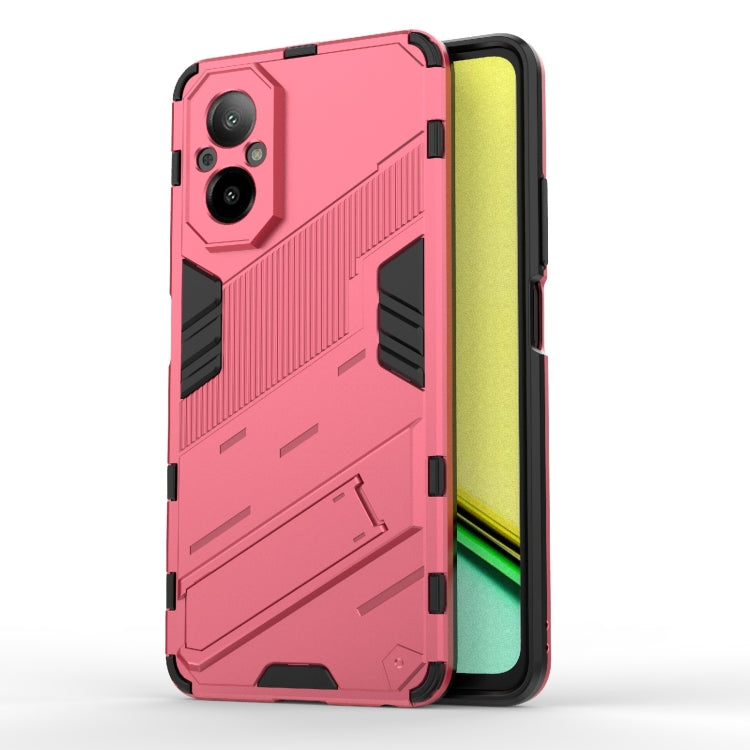 Punk Armor 2 in 1 PC + TPU Phone Case with Holder, For Realme 12 Pro 5G Global, For Realme C67 4G Global, For Realme 11 4G Global, For Realme C53 4G