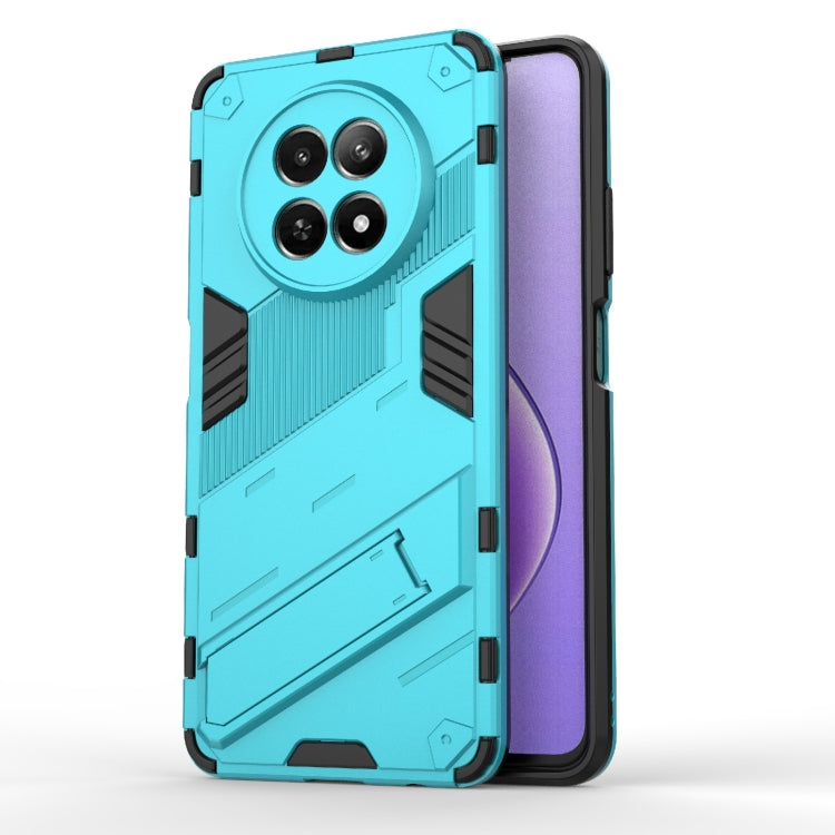 Punk Armor 2 in 1 PC + TPU Phone Case with Holder, For Realme 13 Pro 5G Global, For Realme C63 4G Global, For Realme 12 5G Global, For Realme 12+ 5G Global