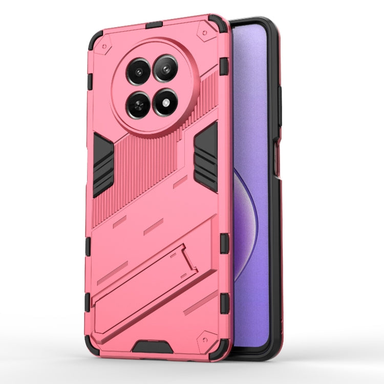 Punk Armor 2 in 1 PC + TPU Phone Case with Holder, For Realme 13 Pro 5G Global, For Realme C63 4G Global, For Realme 12 5G Global, For Realme 12+ 5G Global