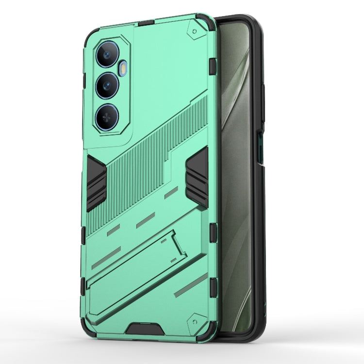 Punk Armor 2 in 1 PC + TPU Phone Case with Holder, For Realme C65 4G Global