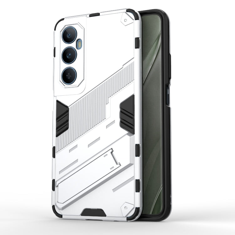 Punk Armor 2 in 1 PC + TPU Phone Case with Holder, For Realme C65 4G Global