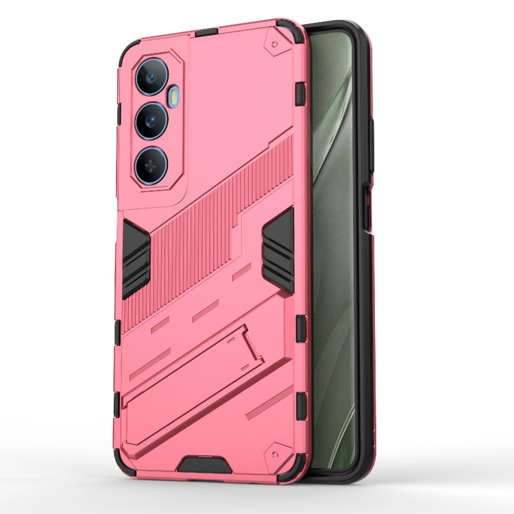 Punk Armor 2 in 1 PC + TPU Phone Case with Holder, For Realme C65 4G Global