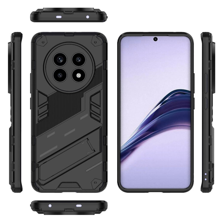 Punk Armor 2 in 1 PC + TPU Phone Case with Holder, For Realme 13 Pro 5G Global, For Realme C63 4G Global, For Realme 12 5G Global, For Realme 12+ 5G Global