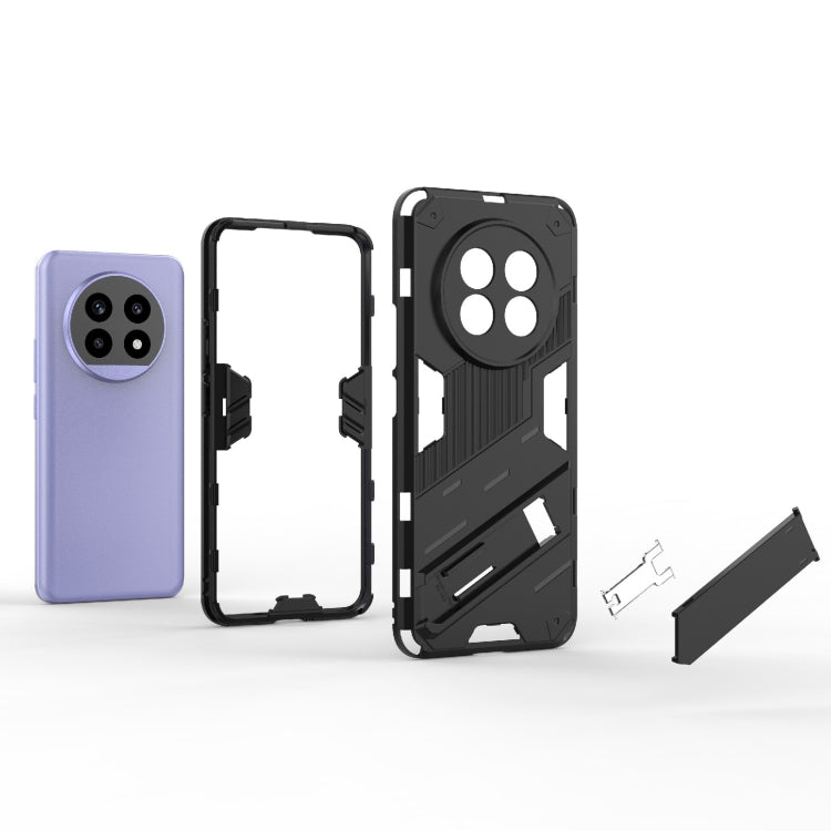 Punk Armor 2 in 1 PC + TPU Phone Case with Holder, For Realme 13 Pro 5G Global, For Realme C63 4G Global, For Realme 12 5G Global, For Realme 12+ 5G Global