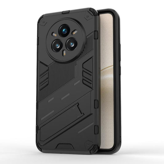 Punk Armor 2 in 1 PC + TPU Phone Case with Holder, For Realme 14 Pro+ 5G, For Realme 14 Pro 5G Global, For Realme 13 Pro 5G Global