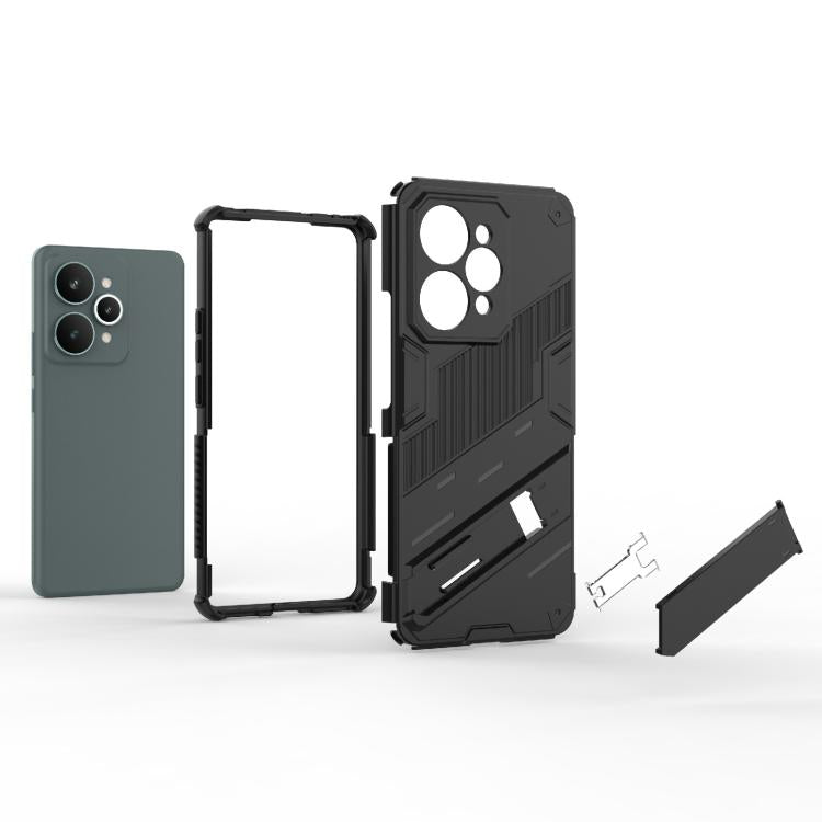 Punk Armor 2 in 1 PC + TPU Phone Case with Holder