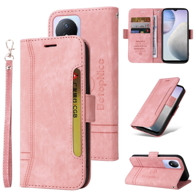 BETOPNICE Dual-side Buckle Leather Phone Case, For vivo Y36 4G / 5G Global, For vivo Y78 5G Global, For vivo Y02 4G / Y02A / Y11 2023