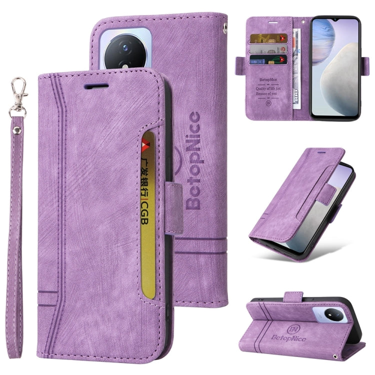 BETOPNICE Dual-side Buckle Leather Phone Case, For vivo Y36 4G / 5G Global, For vivo Y78 5G Global, For vivo Y02 4G / Y02A / Y11 2023