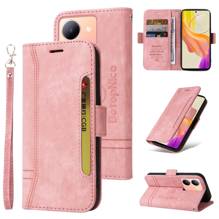 BETOPNICE Dual-side Buckle Leather Phone Case, For vivo Y36 4G / 5G Global, For vivo Y78 5G Global, For vivo Y02 4G / Y02A / Y11 2023