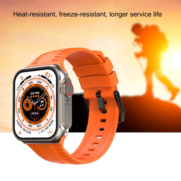 Tire Texture Silicone Watch Band, For Apple Watch Series 7 41mm, For Apple Watch Series 7 45mm