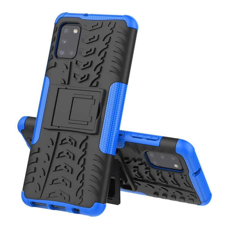 Tire Texture Shockproof TPU+PC Protective Case，with Holder