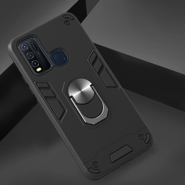 2 in 1 Armor Series PC + TPU Protective Case with Ring Holder, For Xiaomi Redmi Note 9, For LG K51 / Q51, For Vivo Y50