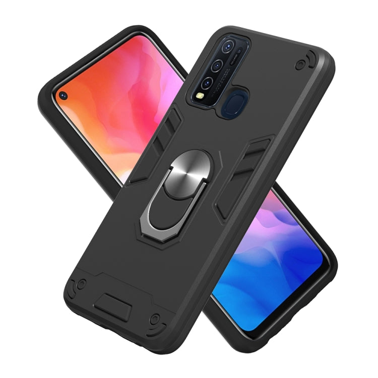 2 in 1 Armor Series PC + TPU Protective Case with Ring Holder, For Xiaomi Redmi Note 9, For LG K51 / Q51, For Vivo Y50