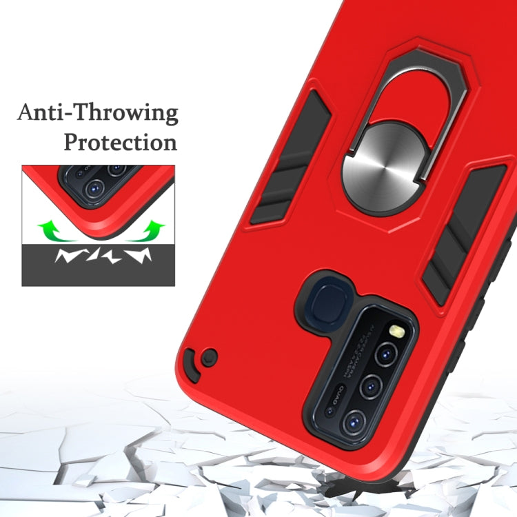 2 in 1 Armor Series PC + TPU Protective Case with Ring Holder, For Xiaomi Redmi Note 9, For LG K51 / Q51, For Vivo Y50