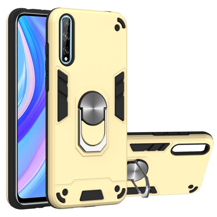 2 in 1 Armour Series PC + TPU Protective Case with Ring Holder, For Huawei Y6P, For Huawei Y8P(2020), For Samsung Galaxy A21s