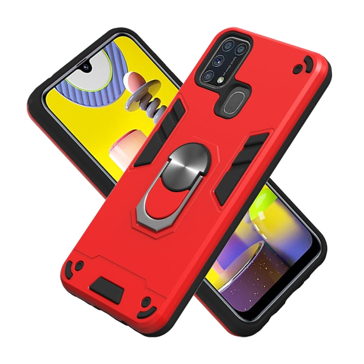 2 in 1 Armour Series PC + TPU Protective Case with Ring Holder, For Samsung Galaxy M31, For OPPO A52 / A72 / A92, For OPPO A92s