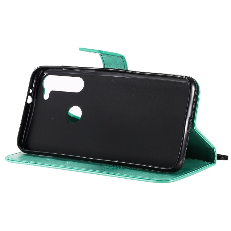 Tree & Cat Embossed Pattern Horizontal Flip Leather Case with Holder & Card Slots & Wallet & Lanyard, For Motorola Moto G8 Power, For OPPO Realme 6